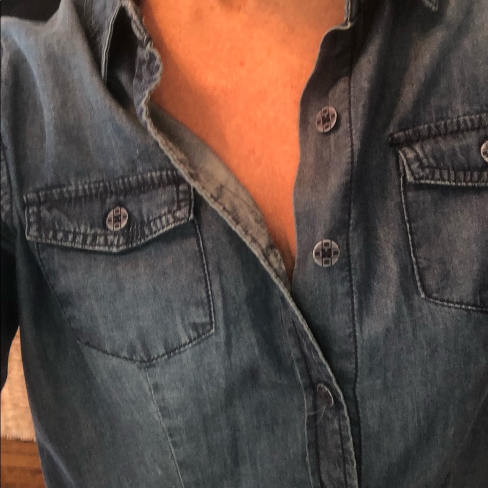Denim Chambray Dress